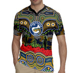 ANZAC Day Parramatta Eels Rugby Jersey Military Memorial Aboriginal Indigenous Art