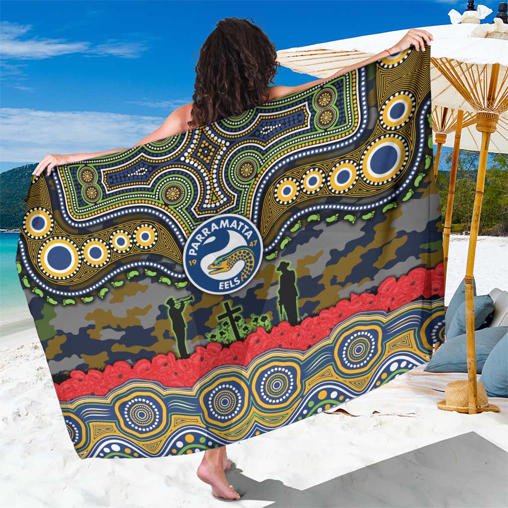ANZAC Day Parramatta Eels Sarong Military Memorial Aboriginal Indigenous Art