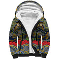 ANZAC Day Parramatta Eels Sherpa Hoodie Military Memorial Aboriginal Indigenous Art