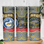 ANZAC Day Parramatta Eels Skinny Tumbler Military Memorial Aboriginal Indigenous Art