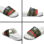 ANZAC Day Parramatta Eels Slide Sandals Military Memorial Aboriginal Indigenous Art