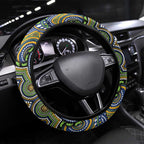 ANZAC Day Parramatta Eels Steering Wheel Cover Military Memorial Aboriginal Indigenous Art