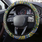 ANZAC Day Parramatta Eels Steering Wheel Cover Military Memorial Aboriginal Indigenous Art