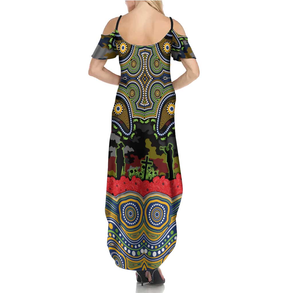 ANZAC Day Parramatta Eels Summer Maxi Dress Military Memorial Aboriginal Indigenous Art