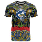 ANZAC Day Parramatta Eels T Shirt Military Memorial Aboriginal Indigenous Art
