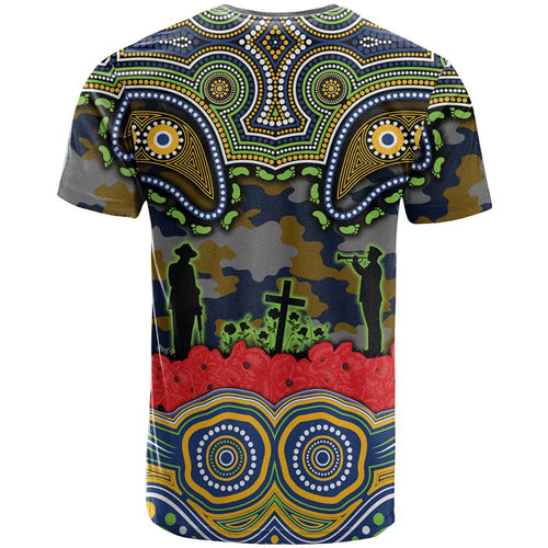 ANZAC Day Parramatta Eels T Shirt Military Memorial Aboriginal Indigenous Art