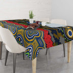 ANZAC Day Parramatta Eels Tablecloth Military Memorial Aboriginal Indigenous Art