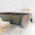 ANZAC Day Parramatta Eels Tablecloth Military Memorial Aboriginal Indigenous Art