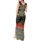 ANZAC Day Parramatta Eels Tank Maxi Dress Military Memorial Aboriginal Indigenous Art