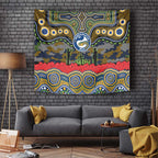 ANZAC Day Parramatta Eels Tapestry Military Memorial Aboriginal Indigenous Art