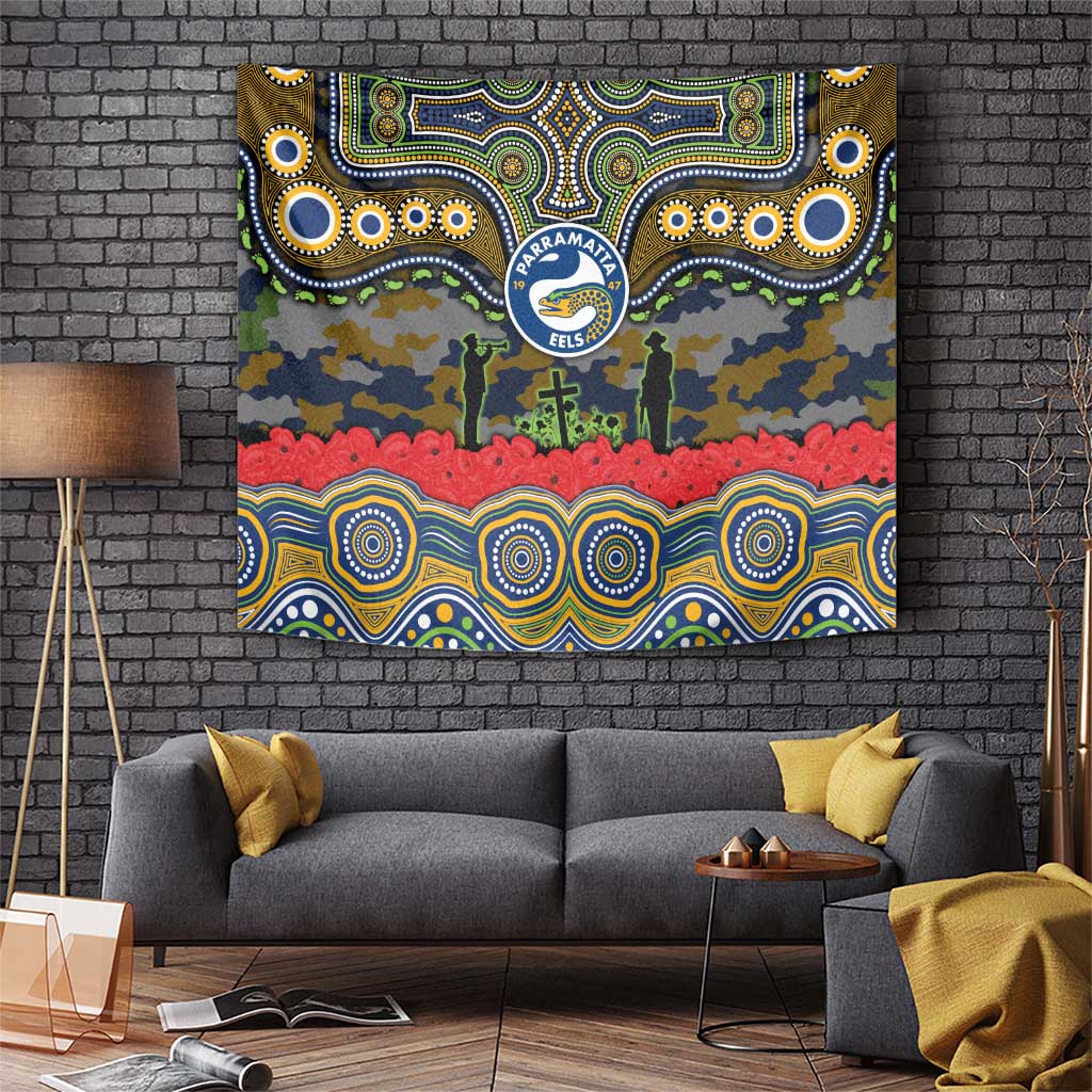 ANZAC Day Parramatta Eels Tapestry Military Memorial Aboriginal Indigenous Art