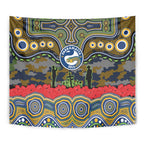ANZAC Day Parramatta Eels Tapestry Military Memorial Aboriginal Indigenous Art