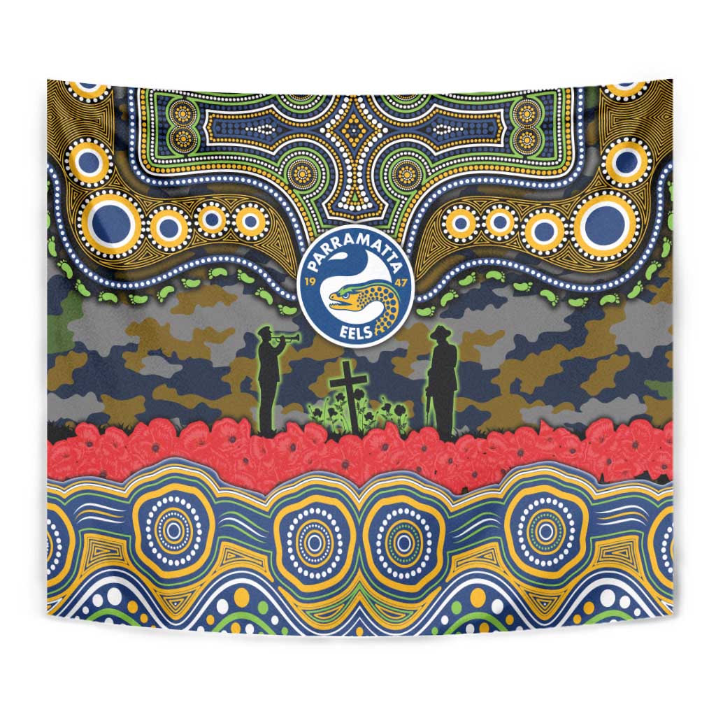 ANZAC Day Parramatta Eels Tapestry Military Memorial Aboriginal Indigenous Art