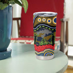 ANZAC Day Parramatta Eels Tumbler Cup Military Memorial Aboriginal Indigenous Art