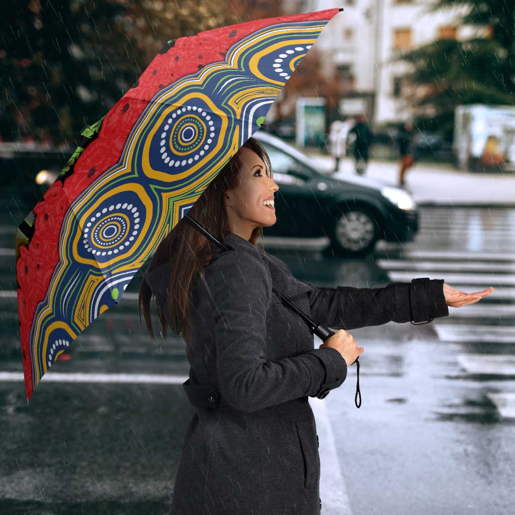 ANZAC Day Parramatta Eels Umbrella Military Memorial Aboriginal Indigenous Art
