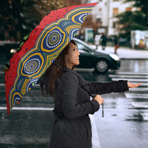 ANZAC Day Parramatta Eels Umbrella Military Memorial Aboriginal Indigenous Art