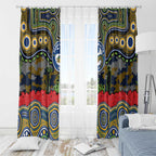 ANZAC Day Parramatta Eels Window Curtain Military Memorial Aboriginal Indigenous Art