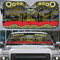 ANZAC Day North Queensland Cowboys Auto Sun Shade Military Memorial Aboriginal Indigenous Art