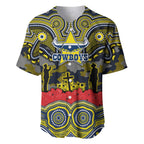 ANZAC Day North Queensland Cowboys Baseball Jersey Military Memorial Aboriginal Indigenous Art