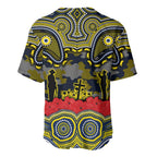ANZAC Day North Queensland Cowboys Baseball Jersey Military Memorial Aboriginal Indigenous Art