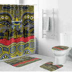 ANZAC Day North Queensland Cowboys Bathroom Set Military Memorial Aboriginal Indigenous Art