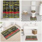 ANZAC Day North Queensland Cowboys Bathroom Set Military Memorial Aboriginal Indigenous Art