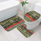 ANZAC Day North Queensland Cowboys Bathroom Set Military Memorial Aboriginal Indigenous Art