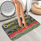 ANZAC Day North Queensland Cowboys Bathroom Set Military Memorial Aboriginal Indigenous Art