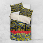 ANZAC Day North Queensland Cowboys Bedding Set Military Memorial Aboriginal Indigenous Art