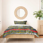 ANZAC Day North Queensland Cowboys Bedding Set Military Memorial Aboriginal Indigenous Art
