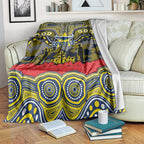 ANZAC Day North Queensland Cowboys Blanket Military Memorial Aboriginal Indigenous Art