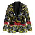 ANZAC Day North Queensland Cowboys Blazer Military Memorial Aboriginal Indigenous Art