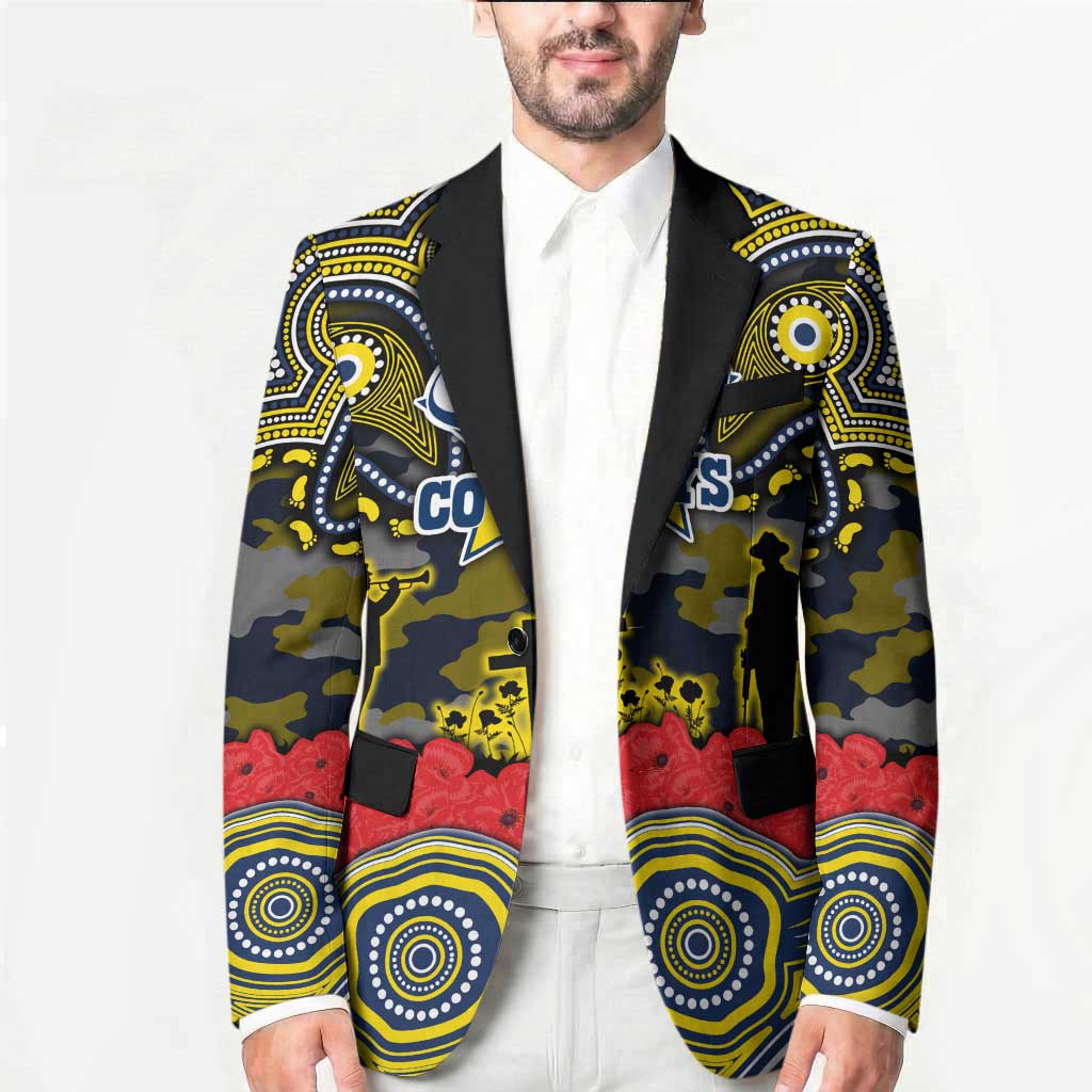 ANZAC Day North Queensland Cowboys Blazer Military Memorial Aboriginal Indigenous Art