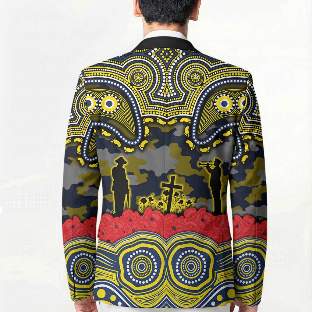 ANZAC Day North Queensland Cowboys Blazer Military Memorial Aboriginal Indigenous Art