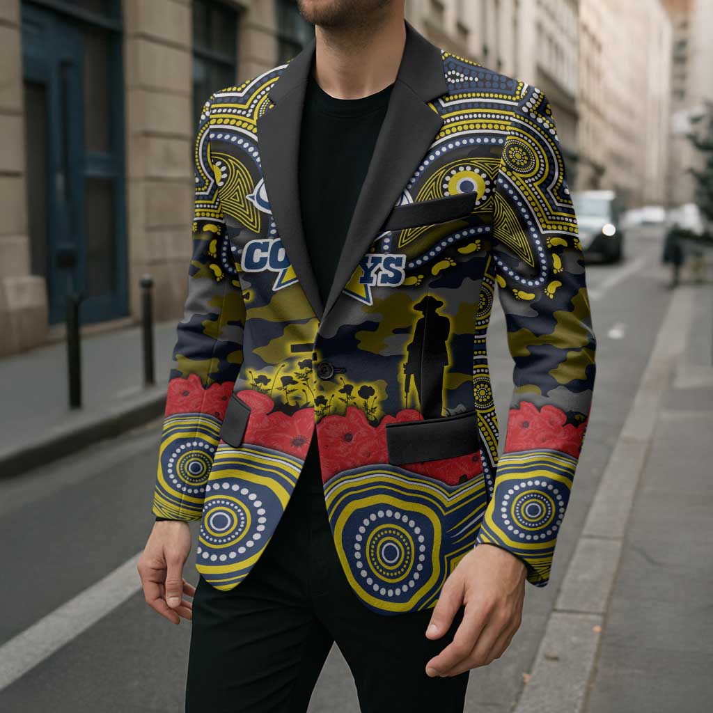ANZAC Day North Queensland Cowboys Blazer Military Memorial Aboriginal Indigenous Art