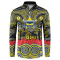 ANZAC Day North Queensland Cowboys Button Sweatshirt Military Memorial Aboriginal Indigenous Art