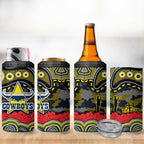 ANZAC Day North Queensland Cowboys 4 in 1 Can Cooler Tumbler Military Memorial Aboriginal Indigenous Art