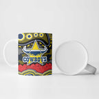ANZAC Day North Queensland Cowboys Ceramic Mug Military Memorial Aboriginal Indigenous Art