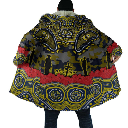 ANZAC Day North Queensland Cowboys Cloak Military Memorial Aboriginal Indigenous Art