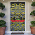 ANZAC Day North Queensland Cowboys Door Cover Military Memorial Aboriginal Indigenous Art