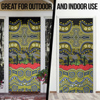 ANZAC Day North Queensland Cowboys Door Cover Military Memorial Aboriginal Indigenous Art