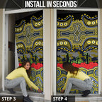 ANZAC Day North Queensland Cowboys Door Cover Military Memorial Aboriginal Indigenous Art