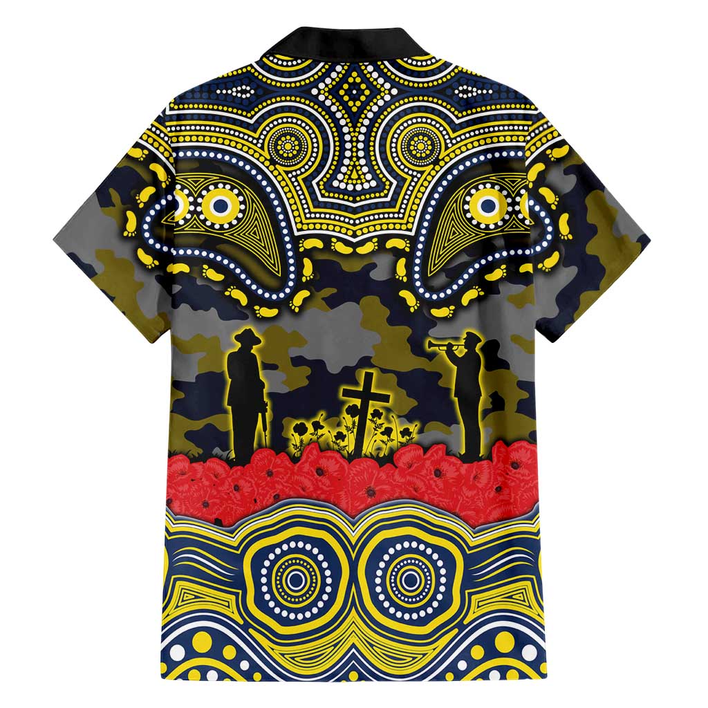 ANZAC Day North Queensland Cowboys Family Matching Puletasi and Hawaiian Shirt Military Memorial Aboriginal Indigenous Art