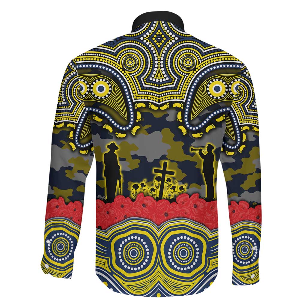 ANZAC Day North Queensland Cowboys Family Matching Puletasi and Hawaiian Shirt Military Memorial Aboriginal Indigenous Art
