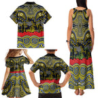 ANZAC Day North Queensland Cowboys Family Matching Tank Maxi Dress and Hawaiian Shirt Military Memorial Aboriginal Indigenous Art