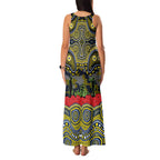 ANZAC Day North Queensland Cowboys Family Matching Tank Maxi Dress and Hawaiian Shirt Military Memorial Aboriginal Indigenous Art