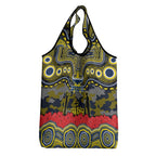 ANZAC Day North Queensland Cowboys Grocery Bag Military Memorial Aboriginal Indigenous Art
