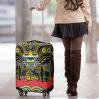 ANZAC Day North Queensland Cowboys Luggage Cover Military Memorial Aboriginal Indigenous Art