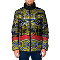 ANZAC Day North Queensland Cowboys Padded Jacket Military Memorial Aboriginal Indigenous Art