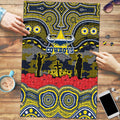 ANZAC Day North Queensland Cowboys Puzzle Military Memorial Aboriginal Indigenous Art